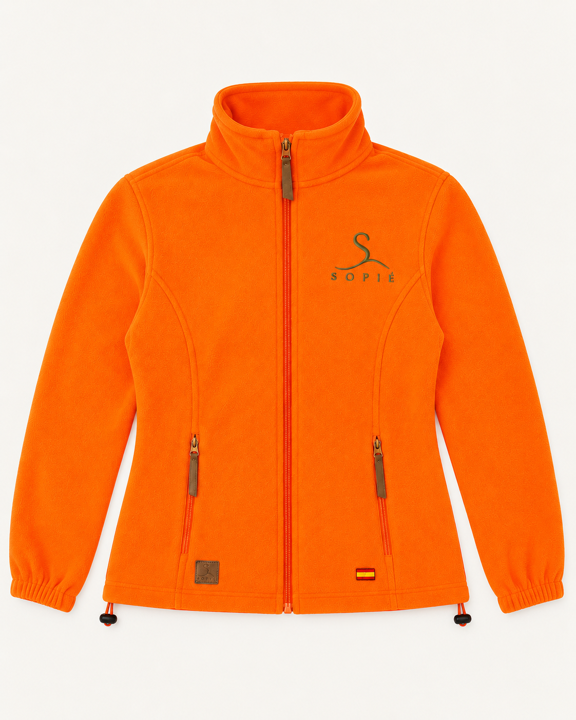 Forro Polar Naranja Flúor Sopié
