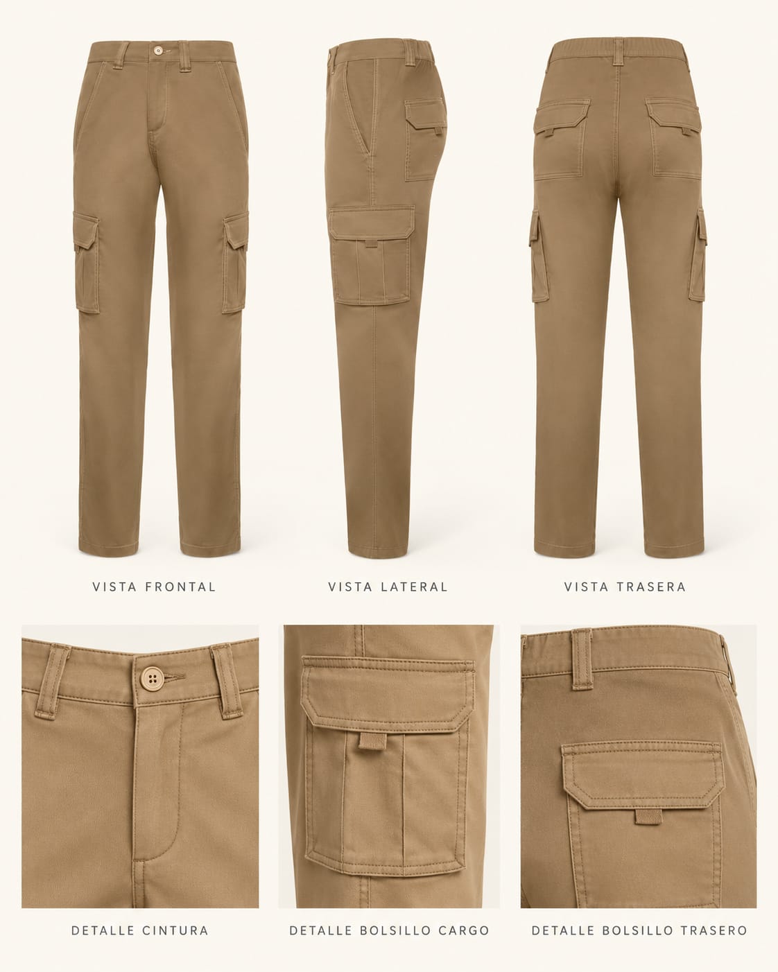 Pantalón Cargo de Trabajo Sopié